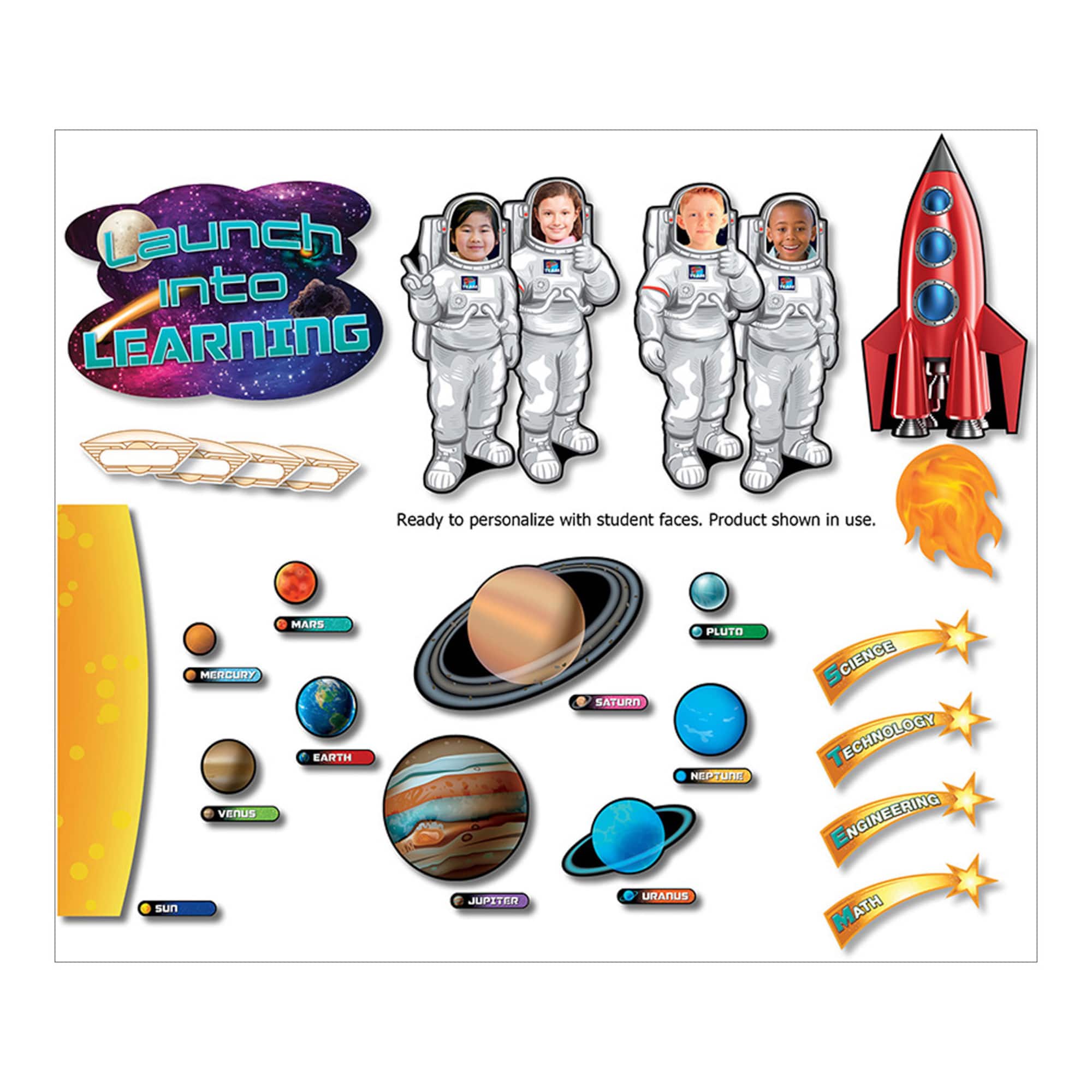 Launch Into Learning Bulletin Board Set